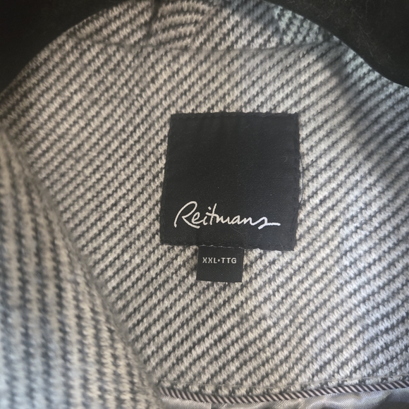 Reitmans Light Gray Trench Coat - Picture 2 of 5
